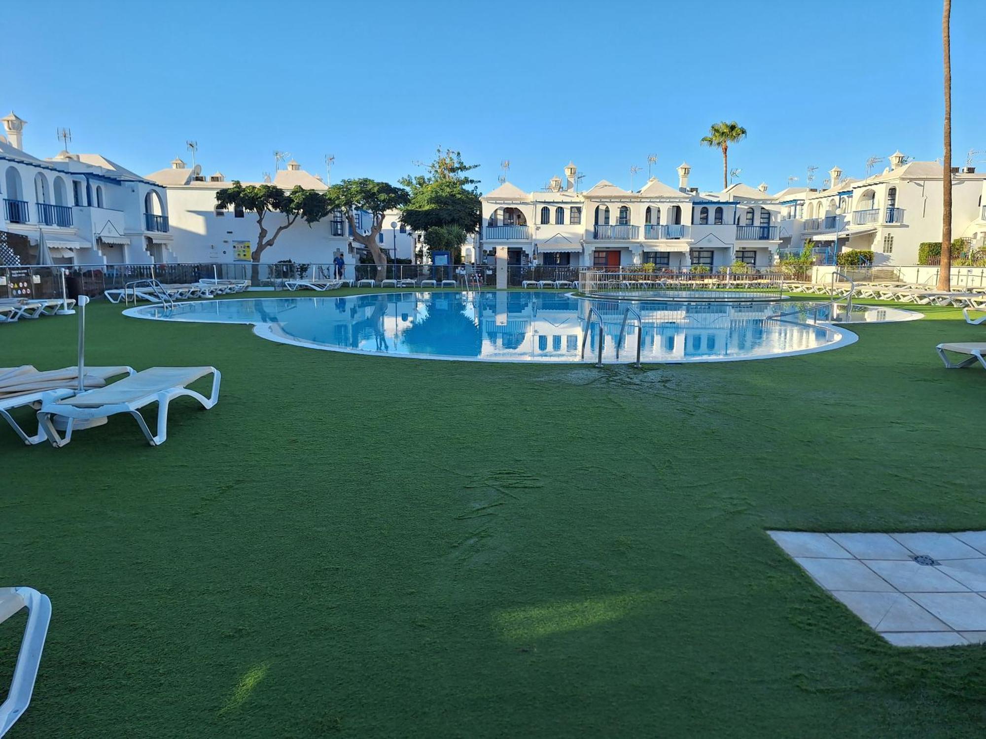 Poolfront Bungalow Playa del Ingles  Luaran gambar