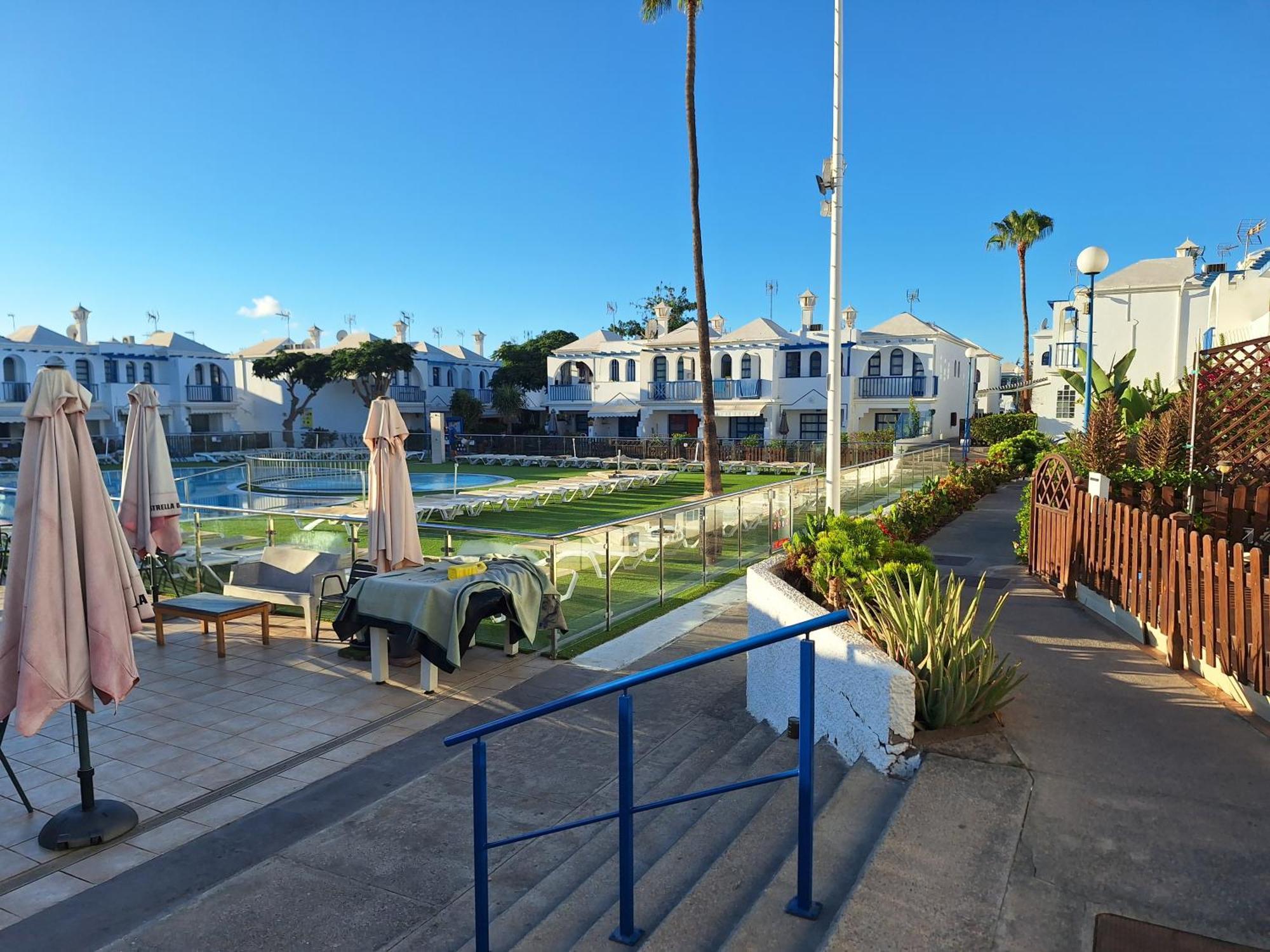 Poolfront Bungalow Playa del Ingles  Luaran gambar
